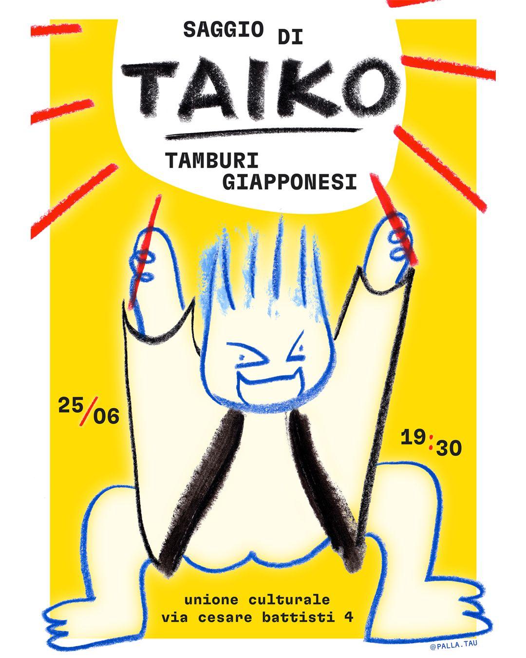 poster saggio taiko