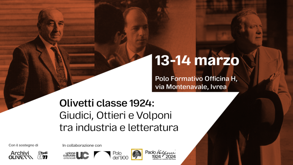 Olivetti classe 1924: un convegno tra industria e letteratura